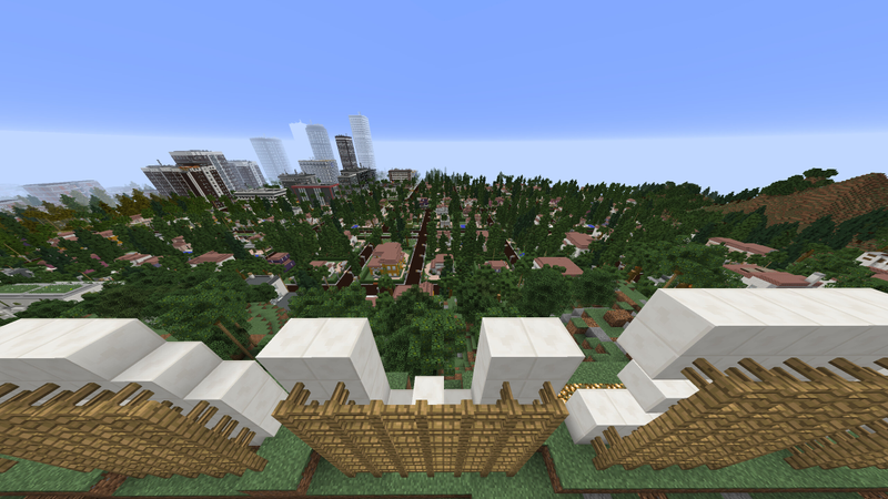 Illustration for article titled It's Fun To Explore the Minecraft Version of Los Angeles